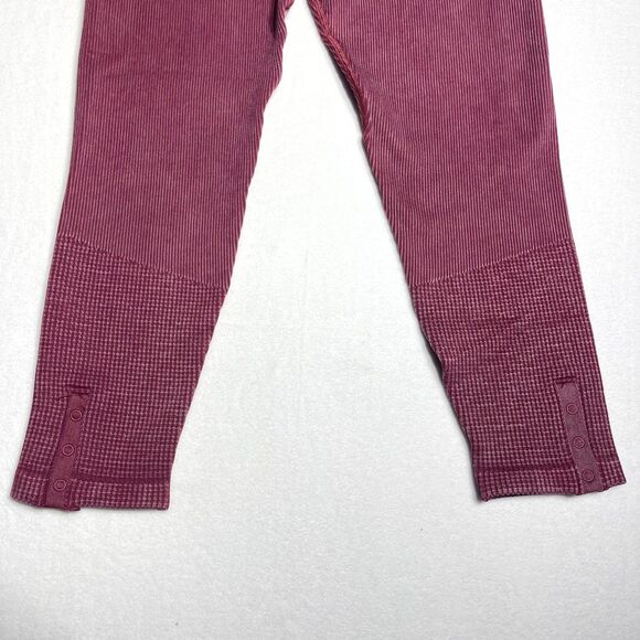 NWT Offline by aerie Ribbed Offline 7/8 Hi-Rise Leggings Dark Red Size XXL - Picture 8 of 13